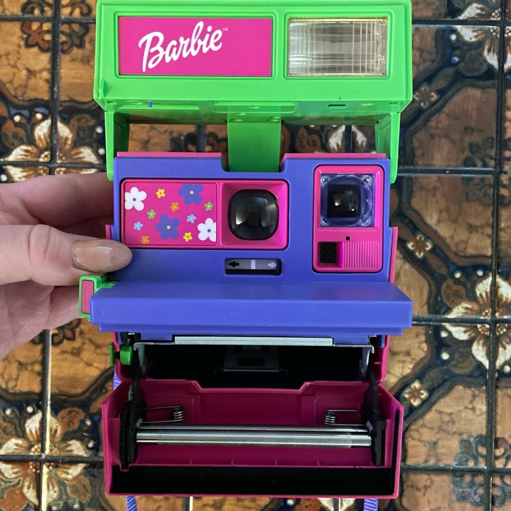 Vintage 90s Barbie Truck Tour Polaroid! 🌸 🛍️🩷🤍